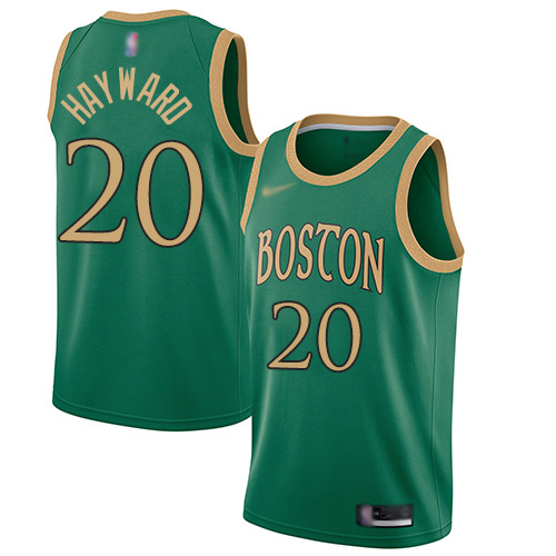 Mens Nike Boston Celtics #20 Gordon Hayward Green Basketball Swingman City Edition 2019 20 Jersey Mens Nike Boston Celtics #20 Gordon Hayward Green Basketball Swingman City Edition 2019 20 Jersey