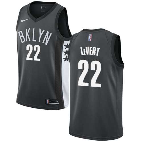 Mens Nike Brooklyn Nets #22 Caris LeVert Gray NBA Swingman Statement Edition Jersey Mens Nike Brooklyn Nets #22 Caris LeVert Gray NBA Swingman Statement Edition Jersey