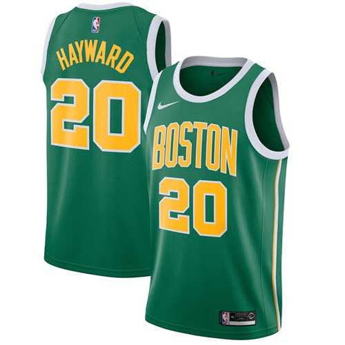 Mens Nike Boston Celtics #20 Gordon Hayward Green NBA Swingman Earned Edition Jersey Mens Nike Boston Celtics #20 Gordon Hayward Green NBA Swingman Earned Edition Jersey