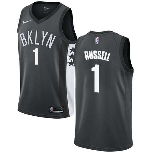 Mens Nike Brooklyn Nets #1 DAngelo Russell Gray NBA Swingman Statement Edition Jersey Mens Nike Brooklyn Nets #1 DAngelo Russell Gray NBA Swingman Statement Edition Jersey