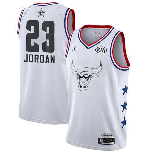 Mens Nike Chicago Bulls #23 Michael Jordan White Basketball Jordan Swingman 2019 All-Star Game Jersey Mens Nike Chicago Bulls #23 Michael Jordan White Basketball Jordan Swingman 2019 All-Star Game Jersey