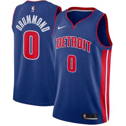 Mens Nike Detroit Pistons #0 Andre Drummond Blue NBA Swingman Icon Edition Jersey Mens Nike Detroit Pistons #0 Andre Drummond Blue NBA Swingman Icon Edition Jersey