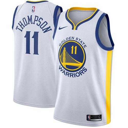 Mens Nike Golden State Warriors #11 Klay Thompson White NBA Swingman Association Edition Jersey Mens Nike Golden State Warriors #11 Klay Thompson White NBA Swingman Association Edition Jersey
