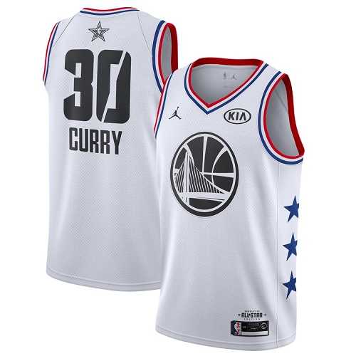 Mens Nike Golden State Warriors #30 Stephen Curry White Basketball Jordan Swingman 2019 All-Star Game Jersey Mens Nike Golden State Warriors #30 Stephen Curry White Basketball Jordan Swingman 2019 All-Star Game Jersey