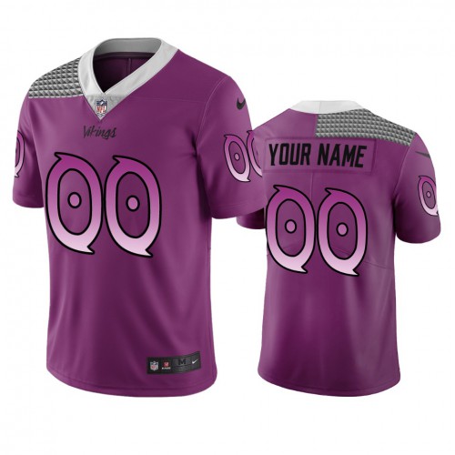 Minnesota Vikings Custom Purple Vapor Limited City Edition NFL Jersey Minnesota Vikings Custom Purple Vapor Limited City Edition NFL Jersey