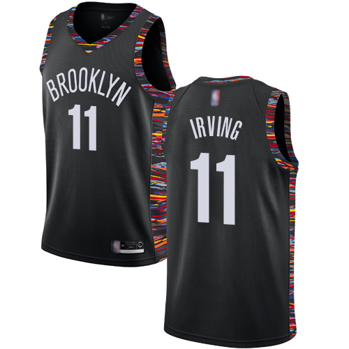 Nets #11 Kyrie Irving Black Basketball Swingman City Edition 2018/19 Jersey Nets #11 Kyrie Irving Black Basketball Swingman City Edition 2018/19 Jersey