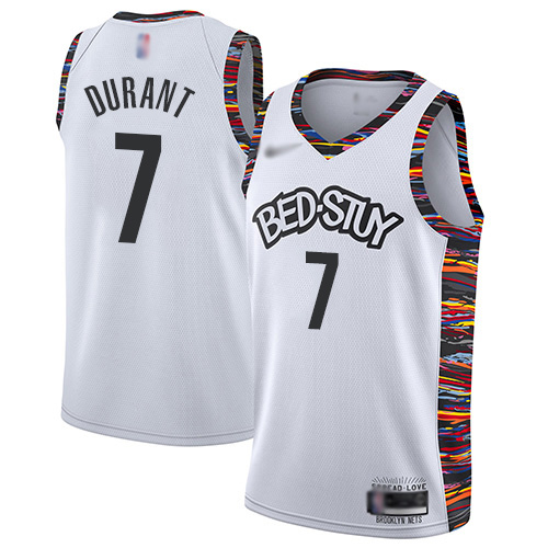 Nets #7 Kevin Durant White Basketball Swingman City Edition 2019/20 Jersey Nets #7 Kevin Durant White Basketball Swingman City Edition 2019/20 Jersey
