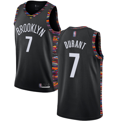 Nets #7 Kevin Durant Black Basketball Swingman City Edition 2018/19 Jersey Nets #7 Kevin Durant Black Basketball Swingman City Edition 2018/19 Jersey