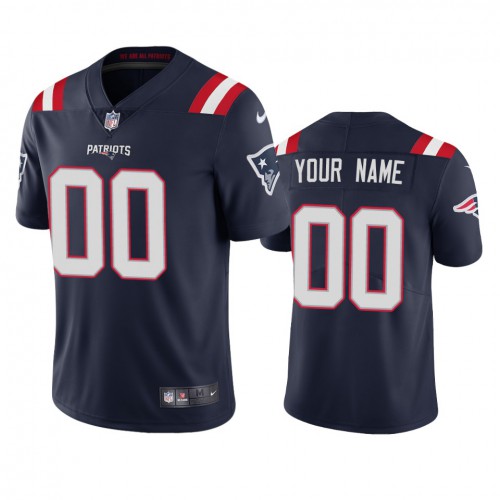 New England Patriots Custom Mens Nike Navy 2020 Vapor Limited Jersey New England Patriots Custom Mens Nike Navy 2020 Vapor Limited Jersey