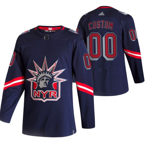 New York Rangers Custom Navy Mens Adidas 2020-21 Alternate Authentic Player NHL Jersey New York Rangers Custom Navy Mens Adidas 2020-21 Alternate Authentic Player NHL Jersey