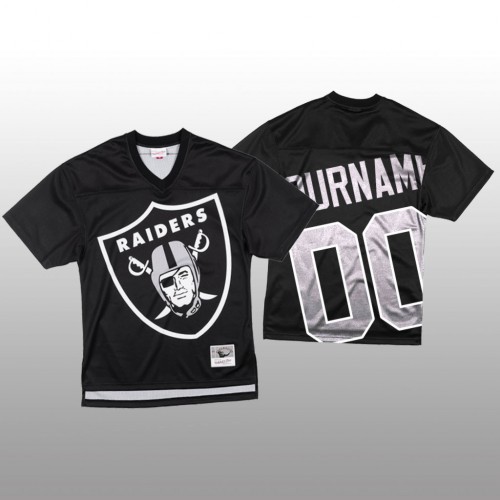NFL Las Vegas Raiders Custom Black Mens Mitchell & Nell Big Face Fashion Limited NFL Jersey NFL Las Vegas Raiders Custom Black Mens Mitchell & Nell Big Face Fashion Limited NFL Jersey