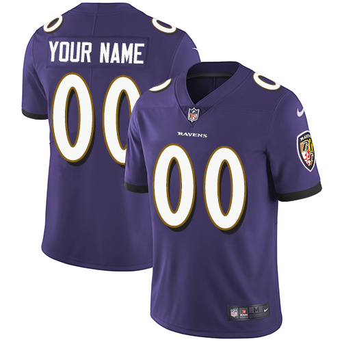Nike Baltimore Ravens Customized Purple Team Color Stitched Vapor Untouchable Limited Mens NFL Jersey Nike Baltimore Ravens Customized Purple Team Color Stitched Vapor Untouchable Limited Mens NFL Jersey