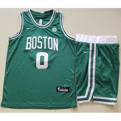 Nike Boston Celtics #0 Jayson Tatum Green A Set NBA Swingman Icon Edition Jersey Nike Boston Celtics #0 Jayson Tatum Green A Set NBA Swingman Icon Edition Jersey