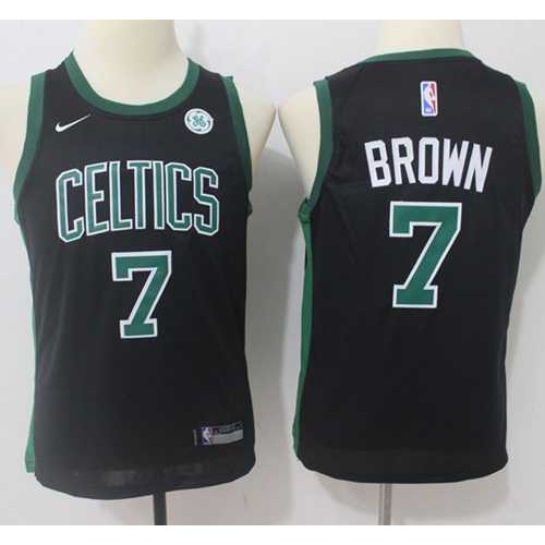 Nike Boston Celtics #7 Jaylen Brown Black NBA Swingman Statement Edition Jersey Nike Boston Celtics #7 Jaylen Brown Black NBA Swingman Statement Edition Jersey