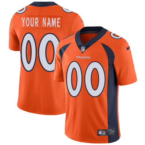 Nike Denver Broncos Customized Orange Team Color Stitched Vapor Untouchable Limited Youth NFL Jersey Nike Denver Broncos Customized Orange Team Color Stitched Vapor Untouchable Limited Youth NFL Jersey