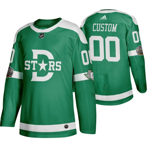 Adidas Dallas Stars Custom Mens Green 2020 Winter Classic Retro NHL Jersey Adidas Dallas Stars Custom Mens Green 2020 Winter Classic Retro NHL Jersey