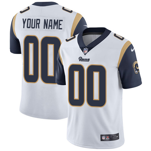 Nike Los Angeles Rams Customized White Stitched Vapor Untouchable Limited Mens NFL Jersey Nike Los Angeles Rams Customized White Stitched Vapor Untouchable Limited Mens NFL Jersey