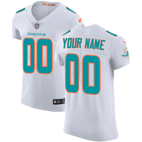 Nike Miami Dolphins Customized White Stitched Vapor Untouchable Elite Mens NFL Jersey Nike Miami Dolphins Customized White Stitched Vapor Untouchable Elite Mens NFL Jersey