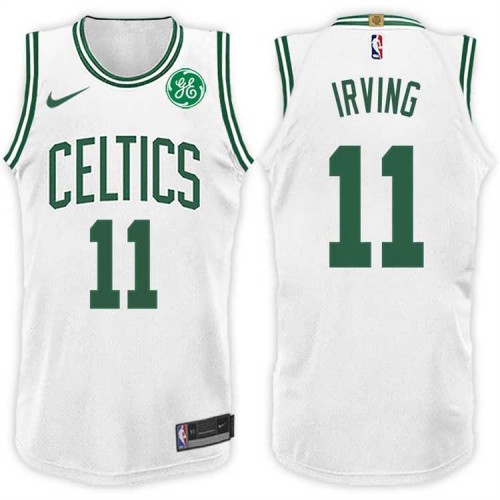 Nike NBA Boston Celtics #11 Kyrie Irving Jersey 2017-18 New Season White Jersey Nike NBA Boston Celtics #11 Kyrie Irving Jersey 2017-18 New Season White Jersey
