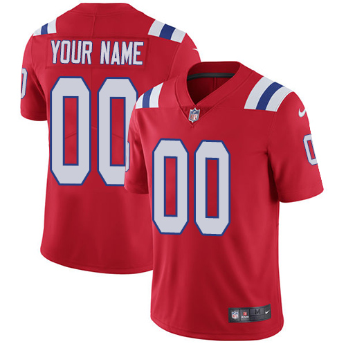 Nike New England Patriots Customized Red Alternate Stitched Vapor Untouchable Limited Youth NFL Jersey Nike New England Patriots Customized Red Alternate Stitched Vapor Untouchable Limited Youth NFL Jersey