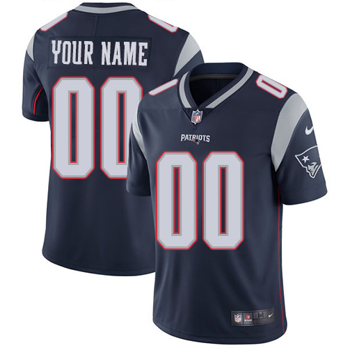 Nike New England Patriots Customized Navy Blue Team Color Stitched Vapor Untouchable Limited Mens NFL Jersey Nike New England Patriots Customized Navy Blue Team Color Stitched Vapor Untouchable Limited Mens NFL Jersey