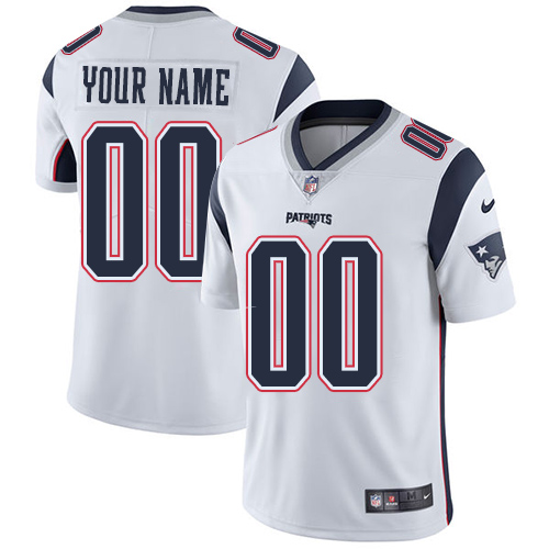 Nike New England Patriots Customized White Stitched Vapor Untouchable Limited Youth NFL Jersey Nike New England Patriots Customized White Stitched Vapor Untouchable Limited Youth NFL Jersey
