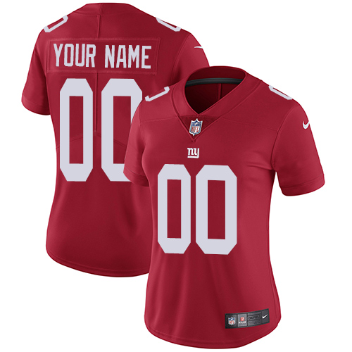 Nike New York Giants Customized Red Alternate Stitched Vapor Untouchable Limited Womens NFL Jersey Nike New York Giants Customized Red Alternate Stitched Vapor Untouchable Limited Womens NFL Jersey