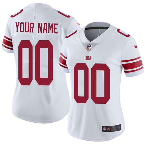 Nike New York Giants Customized White Stitched Vapor Untouchable Limited Womens NFL Jersey Nike New York Giants Customized White Stitched Vapor Untouchable Limited Womens NFL Jersey