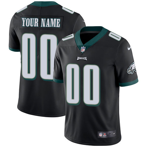 Nike Philadelphia Eagles Customized Black Alternate Stitched Vapor Untouchable Limited Youth NFL Jersey Nike Philadelphia Eagles Customized Black Alternate Stitched Vapor Untouchable Limited Youth NFL Jersey