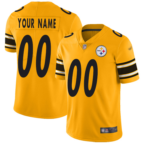 Nike Pittsburgh Steelers Customized Gold Mens Stitched NFL Limited Inverted Legend Jersey Nike Pittsburgh Steelers Customized Gold Mens Stitched NFL Limited Inverted Legend Jersey