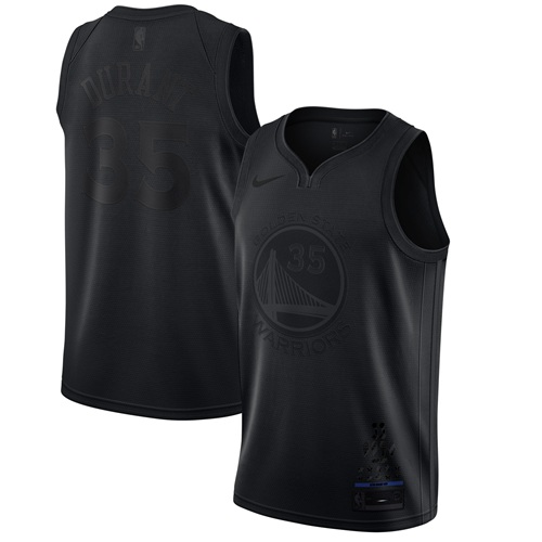 Nike Warriors #35 Kevin Durant Black NBA MVP Swingman Jersey Nike Warriors #35 Kevin Durant Black NBA MVP Swingman Jersey
