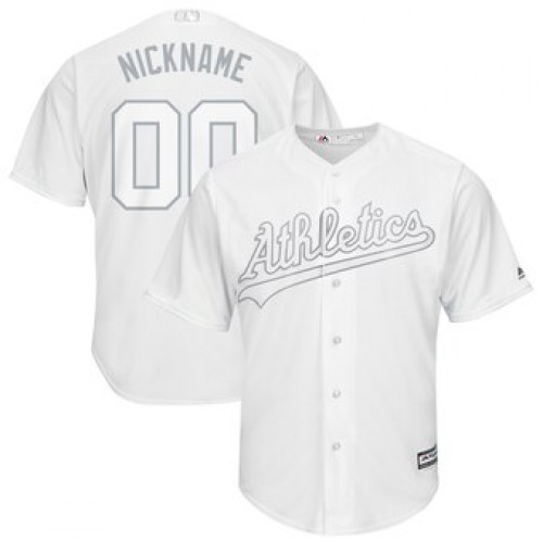 Oakland Athletics Majestic 2019 Players Weekend Cool Base Roster Custom Jersey White Oakland Athletics Majestic 2019 Players Weekend Cool Base Roster Custom Jersey White