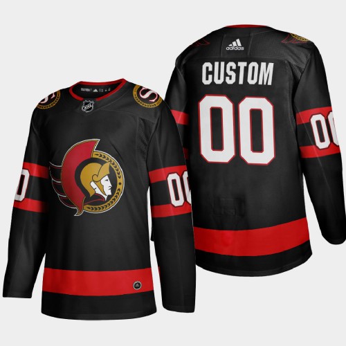 Ottawa Senators Custom Mens Adidas 2020-21 Authentic Player Home Stitched NHL Jersey Black Ottawa Senators Custom Mens Adidas 2020-21 Authentic Player Home Stitched NHL Jersey Black