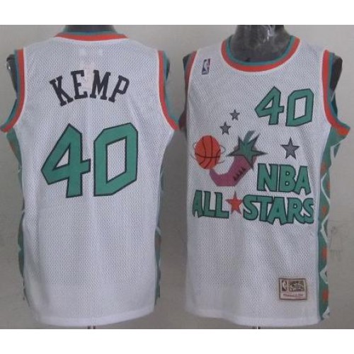 Seattle SuperSonics 40 Shawn Kemp 1996 All Star White Throwback NBA Jersey Cheap Seattle SuperSonics 40 Shawn Kemp 1996 All Star White Throwback NBA Jersey Cheap