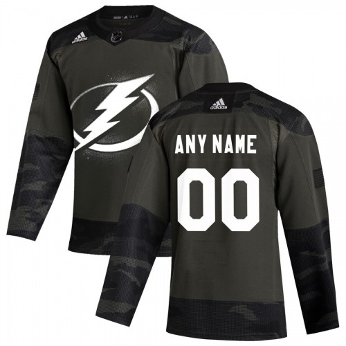Tampa Bay Lightning Adidas 2019 Veterans Day Authentic Custom Practice NHL Jersey Camo Tampa Bay Lightning Adidas 2019 Veterans Day Authentic Custom Practice NHL Jersey Camo