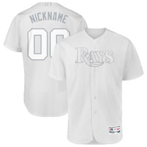Tampa Bay Rays Majestic 2019 Players Weekend Flex Base Authentic Roster Custom Jersey White Tampa Bay Rays Majestic 2019 Players Weekend Flex Base Authentic Roster Custom Jersey White