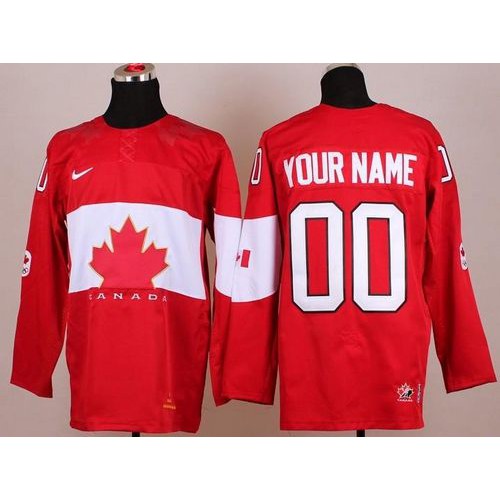 Team Canada 2014 Olympic Red Personalized Authentic NHL Jersey (S-3XL) Team Canada 2014 Olympic Red Personalized Authentic NHL Jersey (S-3XL)
