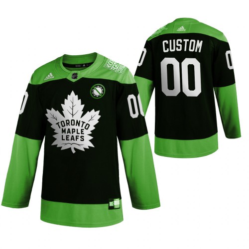 Toronto Maple Leafs Custom Mens Adidas Green Hockey Fight nCoV Limited NHL Jersey Toronto Maple Leafs Custom Mens Adidas Green Hockey Fight nCoV Limited NHL Jersey