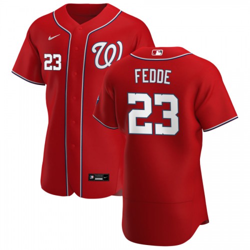 Washington Nationals #23 Erick Fedde Mens Nike Red Alternate 2020 Authentic Player MLB Jersey Washington Nationals #23 Erick Fedde Mens Nike Red Alternate 2020 Authentic Player MLB Jersey