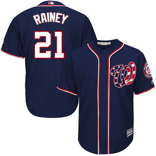 Washington Nationals #21 Tanner Rainey Navy Blue New Cool Base Stitched Youth MLB Jersey Washington Nationals #21 Tanner Rainey Navy Blue New Cool Base Stitched Youth MLB Jersey