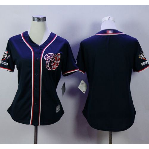 Washington Nationals Blank Navy Blue Alternate 2 2019 World Series Champions Womens Stitched MLB Jersey Washington Nationals Blank Navy Blue Alternate 2 2019 World Series Champions Womens Stitched MLB Jersey