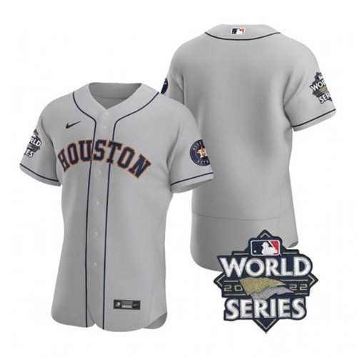 Astros Blank Gray Nike 2022 World Series Flexbase Jersey Astros Blank Gray Nike 2022 World Series Flexbase Jersey