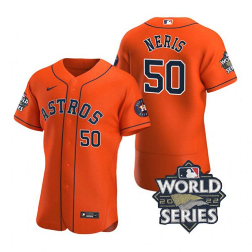 Astros 50 Hector Neris Orange Nike 2022 World Series Flexbase Jersey Astros 50 Hector Neris Orange Nike 2022 World Series Flexbase Jersey