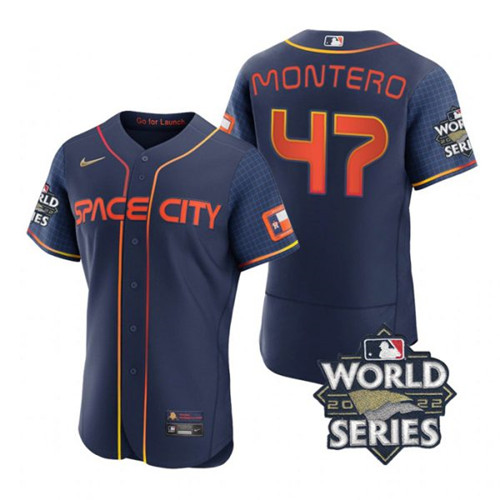 Astros 47 Rafael Montero Navy Nike 2022 World Series City Connect Flexbase Jersey Astros 47 Rafael Montero Navy Nike 2022 World Series City Connect Flexbase Jersey