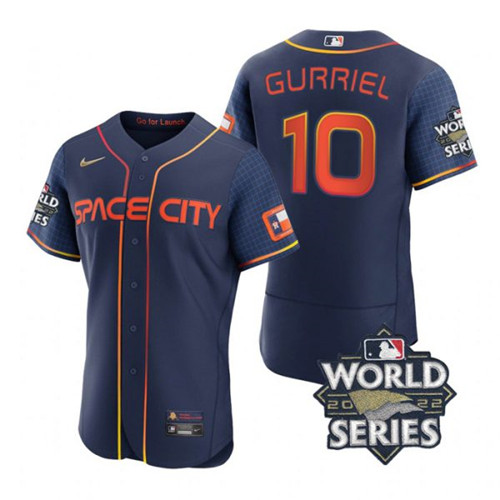 Astros 10 Yuli Gurriel Navy Nike 2022 World Series City Connect Flexbase Jersey Astros 10 Yuli Gurriel Navy Nike 2022 World Series City Connect Flexbase Jersey