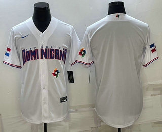 Mens Dominican Republic Baseball 2023 White World Baseball With Patch Classic Stitched Jerseys Mens Dominican Republic Baseball 2023 White World Baseball With Patch Classic Stitched Jerseys