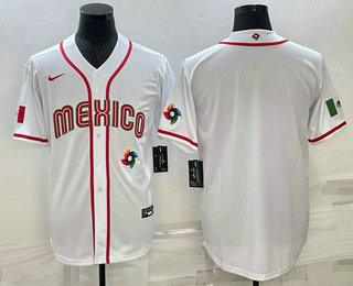 Mens USA Baseball Blank 2023 White World Classic Stitched Jersey Mens USA Baseball Blank 2023 White World Classic Stitched Jersey