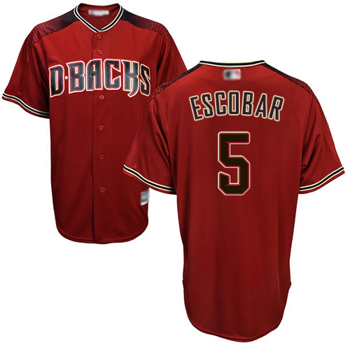 Arizona Diamondbacks #5 Eduardo Escobar Sedona Red Alternate Stitched Youth MLB Jersey Arizona Diamondbacks #5 Eduardo Escobar Sedona Red Alternate Stitched Youth MLB Jersey