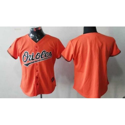 Baltimore Orioles Blank Orange Womens Fashion Stitched MLB Jersey Baltimore Orioles Blank Orange Womens Fashion Stitched MLB Jersey