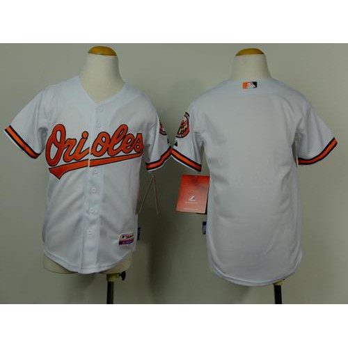 Baltimore Orioles Blank White Cool Base Stitched Youth MLB Jersey Baltimore Orioles Blank White Cool Base Stitched Youth MLB Jersey